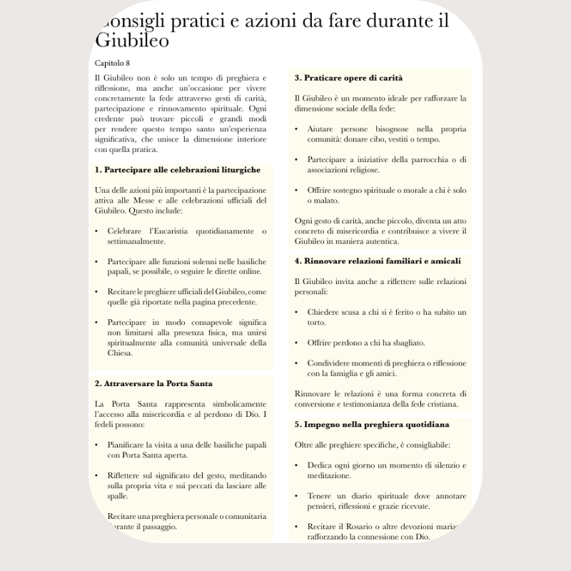 Guida Digitale GIUBILEO -  “Pellegrini della speranza"