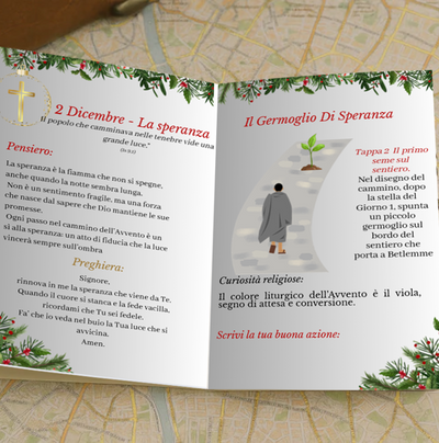 Passaporto del pellegrino |" Il tuo viaggio verso Betlemme" - Edizione Natale 2025
