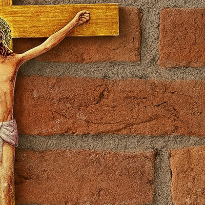 Crocifisso in legno chiaro | Gesù Cristo