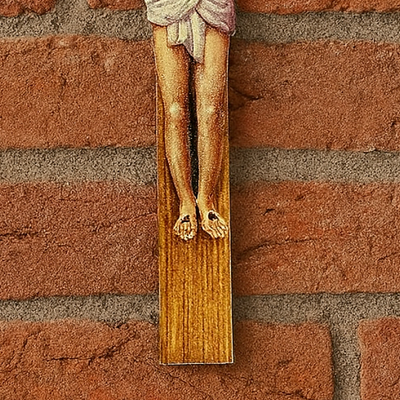 Crocifisso in legno chiaro | Gesù Cristo