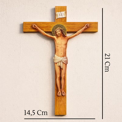Crocifisso in legno chiaro | Gesù Cristo