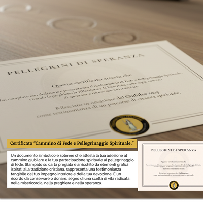 Passaporto del Pellegrino - Kit 7 Preghiere - Collana Chiesa San Pietro