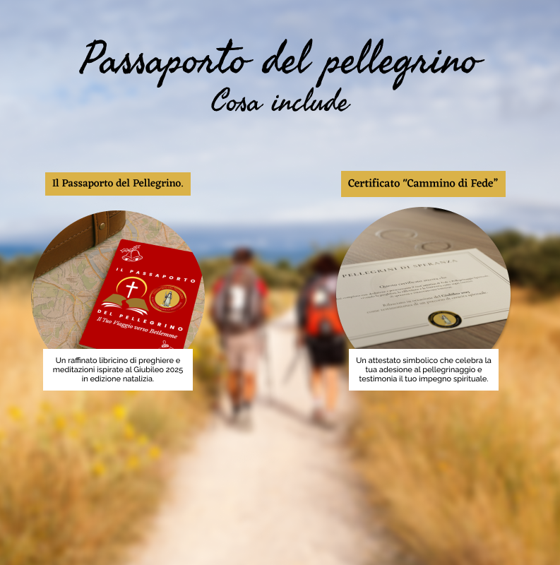 Passaporto del pellegrino |" Il tuo viaggio verso Betlemme" - Edizione Natale 2025