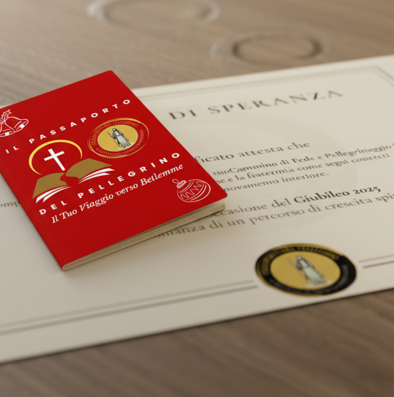 Passaporto del pellegrino |" Il tuo viaggio verso Betlemme" - Edizione Natale 2025
