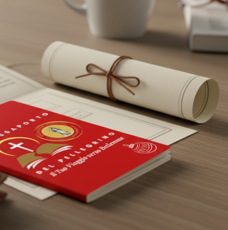 Passaporto del pellegrino |" Il tuo viaggio verso Betlemme" - Edizione Natale 2025