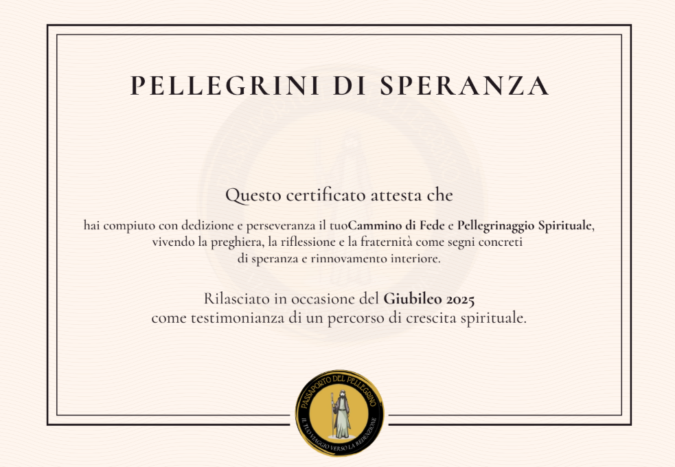 Passaporto del Pellegrino - Kit 7 Preghiere - Collana Chiesa San Pietro